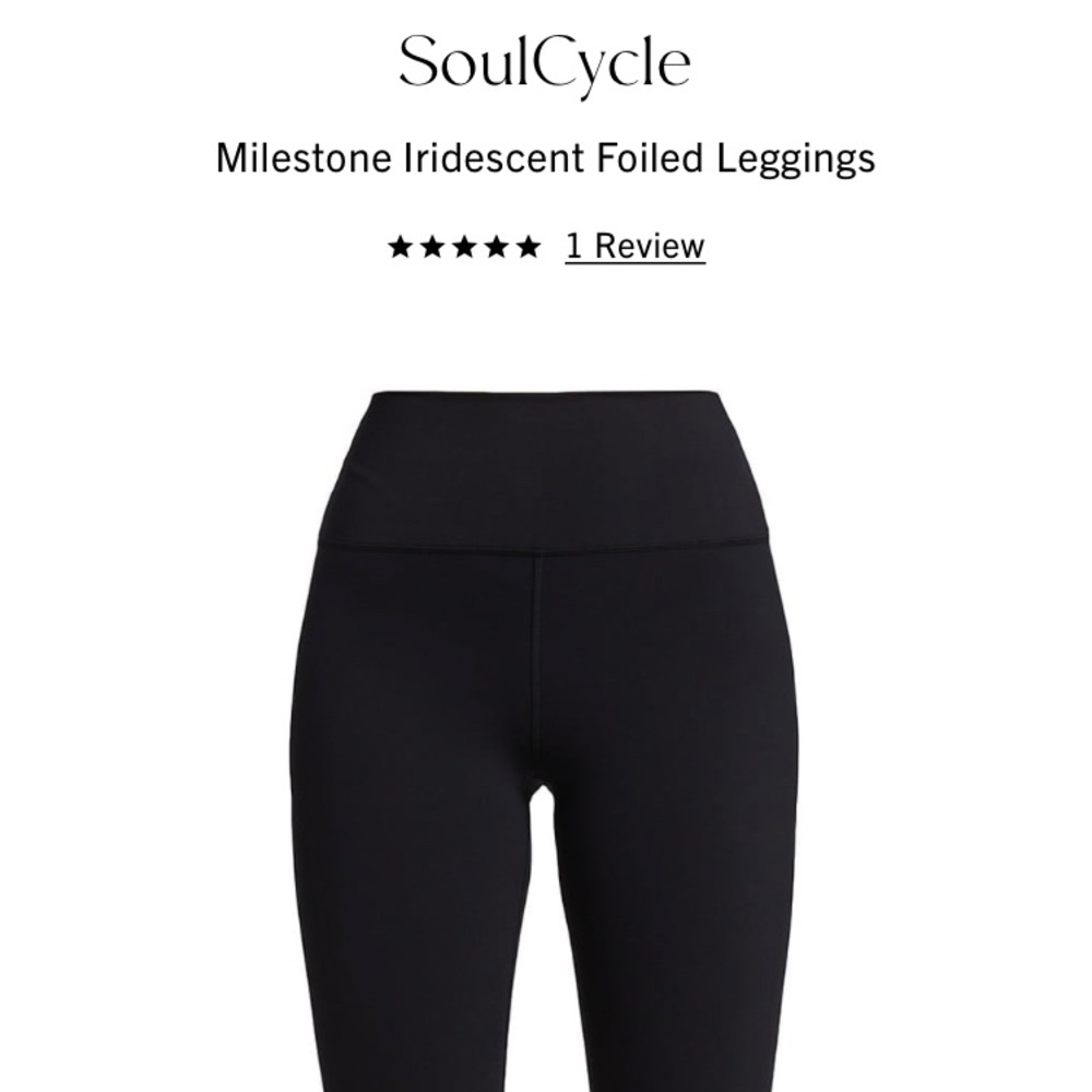 SoulCycle NWT XS Black Leggings